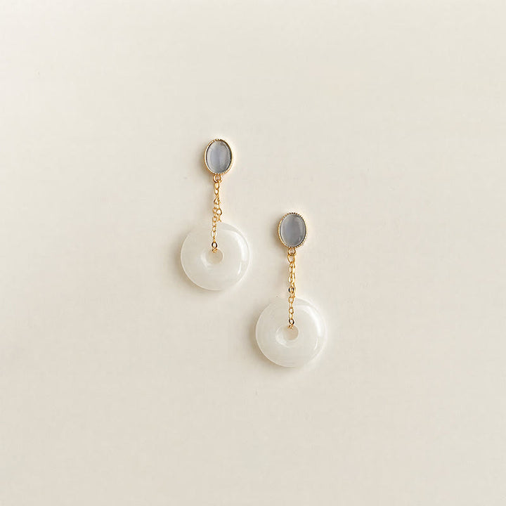 Buddha Stones Pendientes colgantes Liuli Peace Buckle Tranquility - image 1
