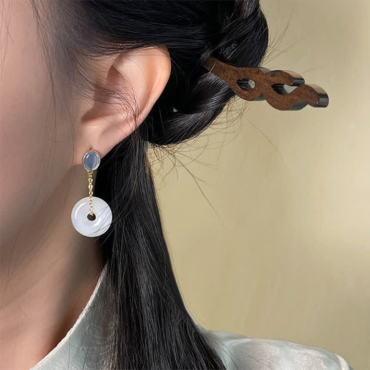 Buddha Stones Pendientes colgantes Liuli Peace Buckle Tranquility - image 3