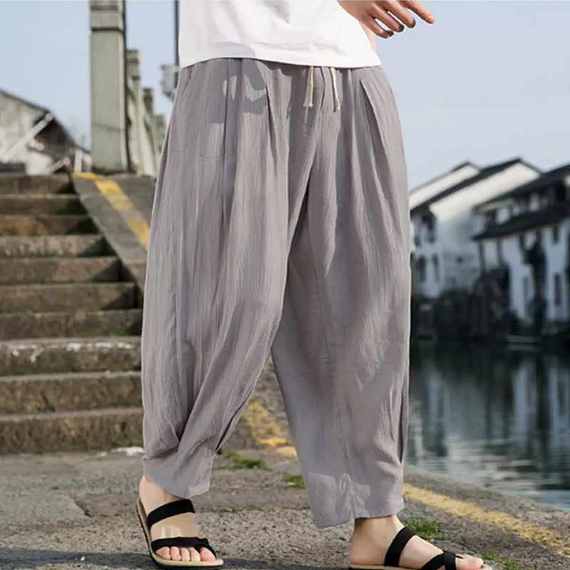 Buddha Stones Pantalones cortos casuales de verano con cordón ajustable para hombre, de pierna recta y bolsillo. - Plata - US/UK/AU46, EU56 (5XL) - image 11