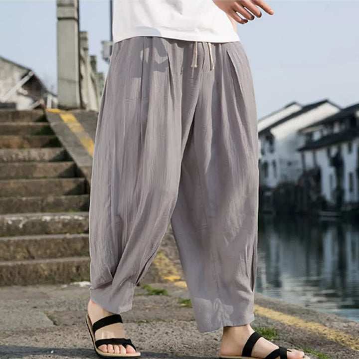 Buddha Stones Pantalones cortos casuales de verano con cordón ajustable para hombre, de pierna recta y bolsillo. - Plata - US/UK/AU46, EU56 (5XL) - image 11