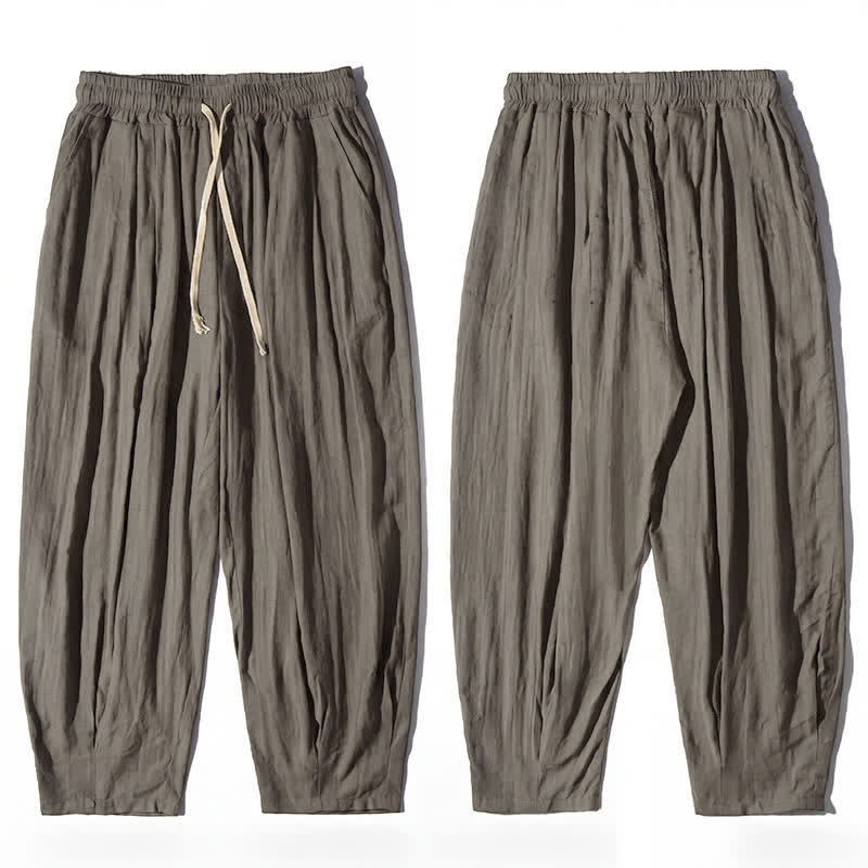 Buddha Stones Pantalones cortos casuales de verano con cordón ajustable para hombre, de pierna recta y bolsillo. - image 7