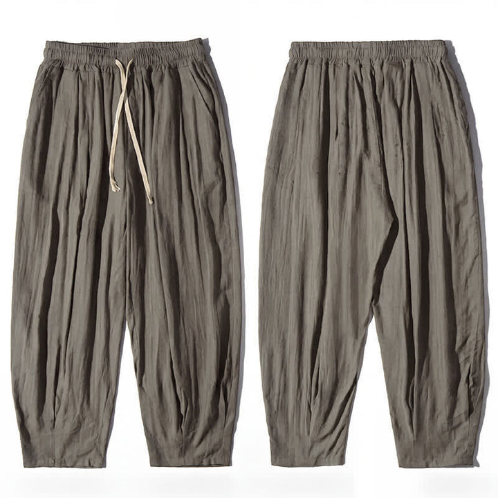 Buddha Stones Pantalones cortos casuales de verano con cordón ajustable para hombre, de pierna recta y bolsillo. - image 7