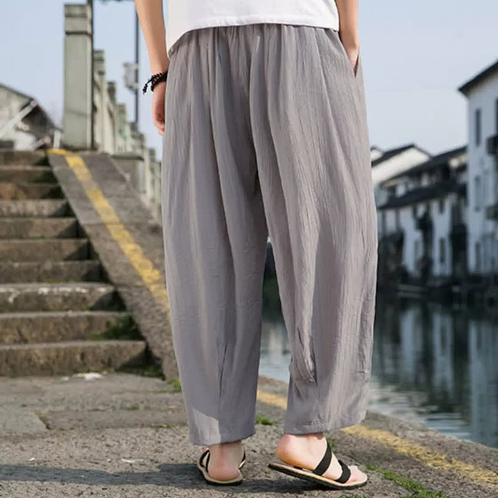 Buddha Stones Pantalones cortos casuales de verano con cordón ajustable para hombre, de pierna recta y bolsillo. - image 13