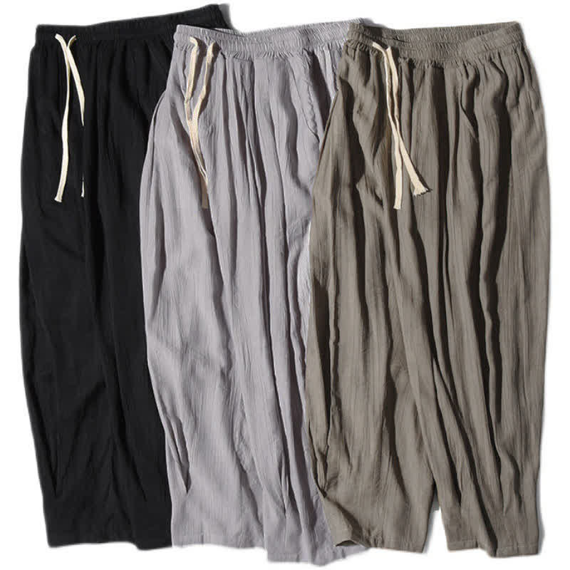 Buddha Stones Pantalones cortos casuales de verano con cordón ajustable para hombre, de pierna recta y bolsillo. - image 28