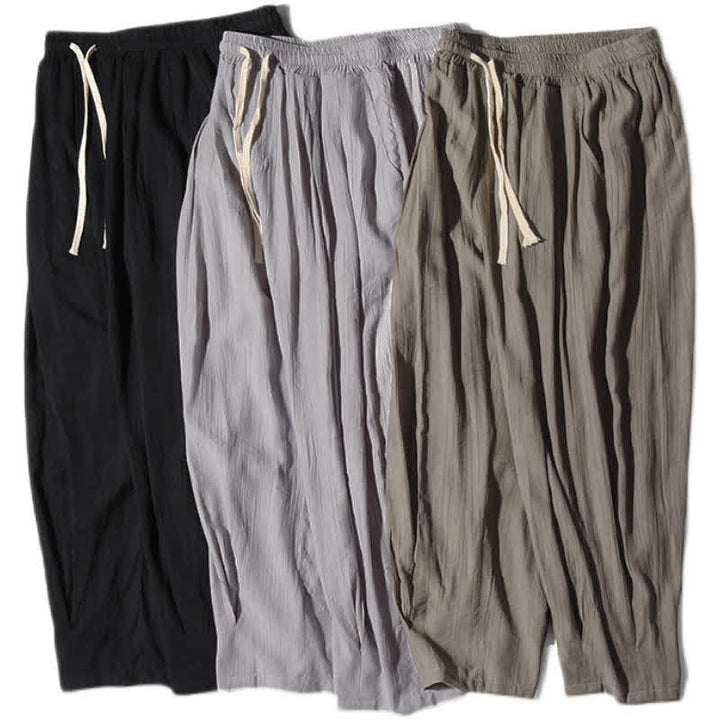 Buddha Stones Pantalones cortos casuales de verano con cordón ajustable para hombre, de pierna recta y bolsillo. - image 28