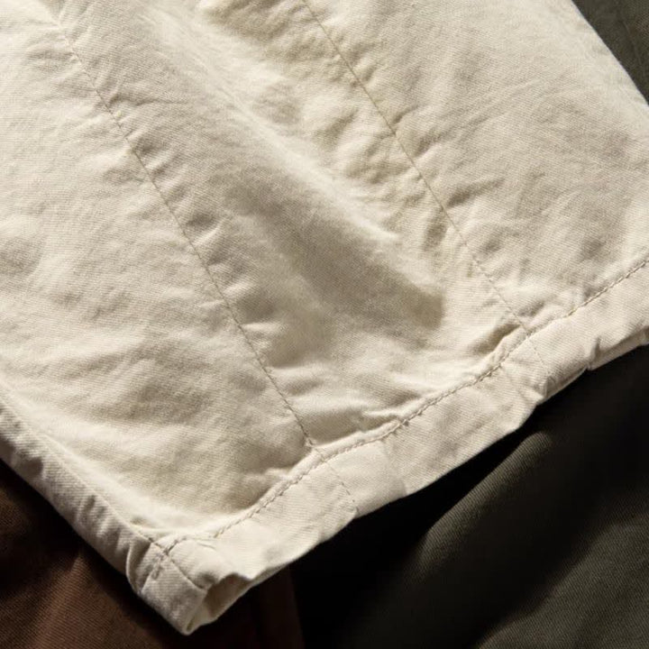 Buddha Stones Pantalones de pierna recta para hombre, de corte clásico, con cordón ajustable y bolsillos, ideales para primavera y otoño. - image 11