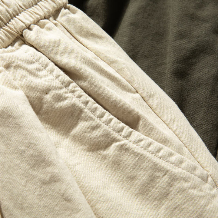 Buddha Stones Pantalones de pierna recta para hombre, de corte clásico, con cordón ajustable y bolsillos, ideales para primavera y otoño. - image 6