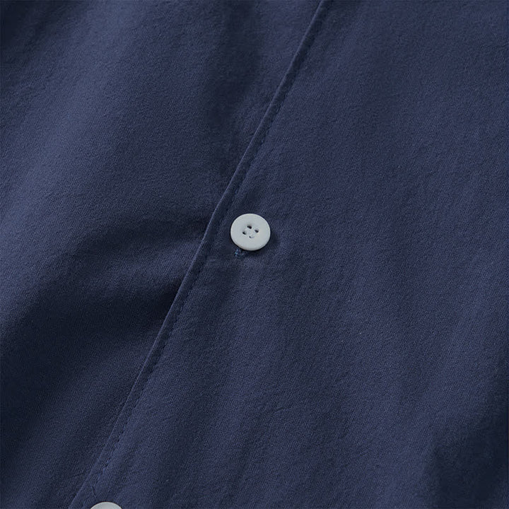 Buddha Stones Camisas de manga larga para hombre, estilo minimalista clásico, con botones, para primavera y otoño. - image 14