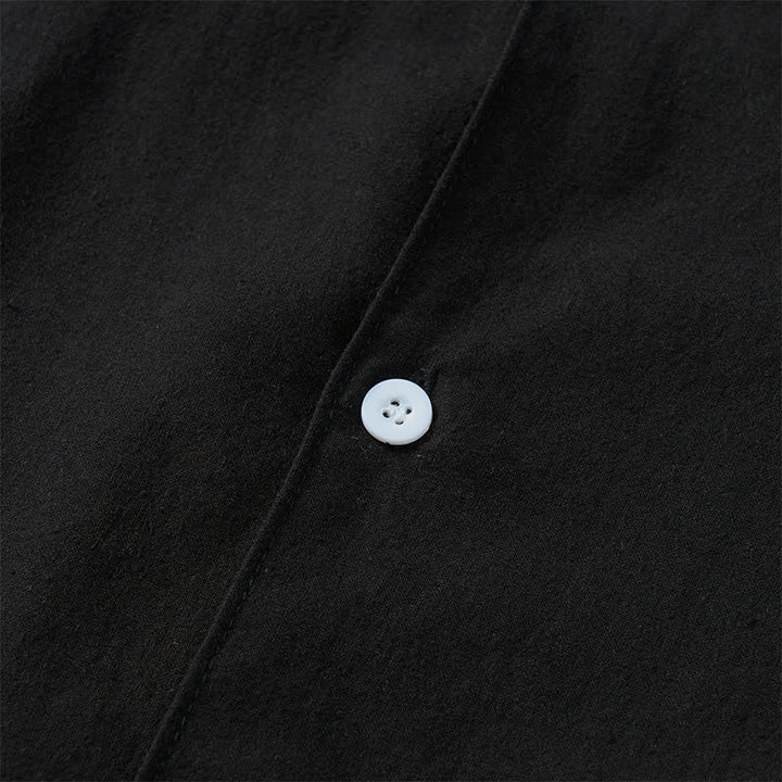 Buddha Stones Camisas de manga larga para hombre, estilo minimalista clásico, con botones, para primavera y otoño. - image 21