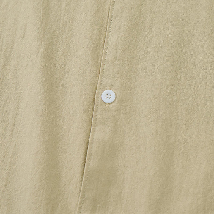 Buddha Stones Camisas de manga larga para hombre, estilo minimalista clásico, con botones, para primavera y otoño. - image 30