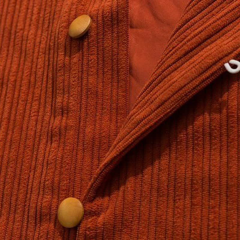 Buddha Stones Chaquetas de hombre de estilo casual Tang con cuello mandarín y botones, color liso, para otoño/invierno. - image 7