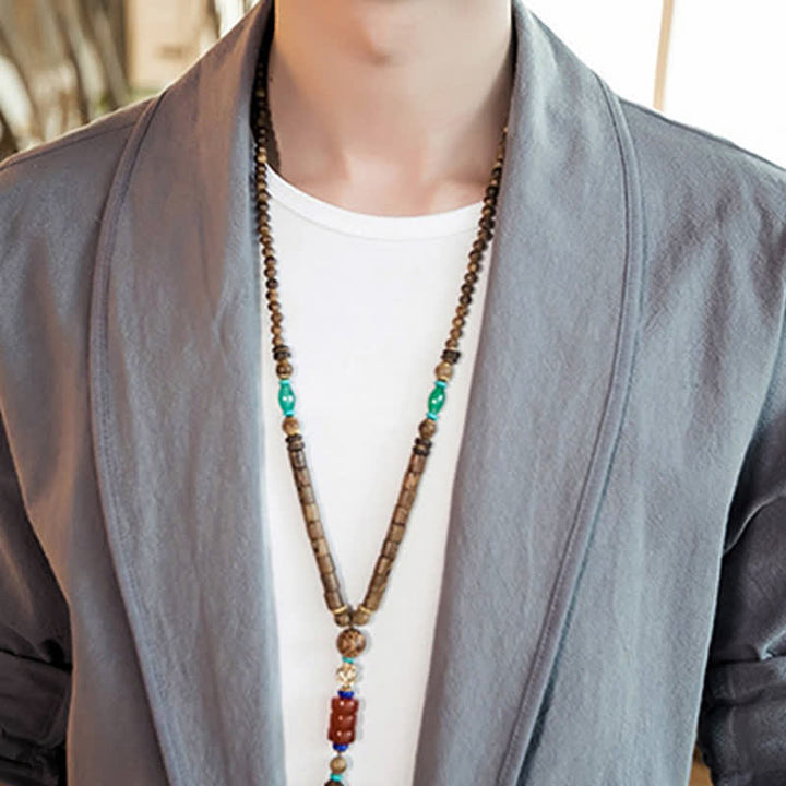 Buddha Stones Kimono minimalista liso para hombre, estilo casual, primavera-otoño. - image 10