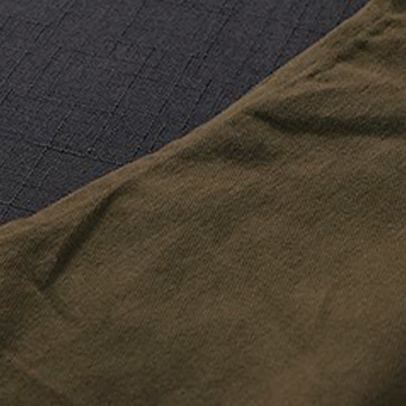 Buddha Stones Camiseta sin mangas minimalista de estilo veraniego Tang con botones y bolsillo. - image 8