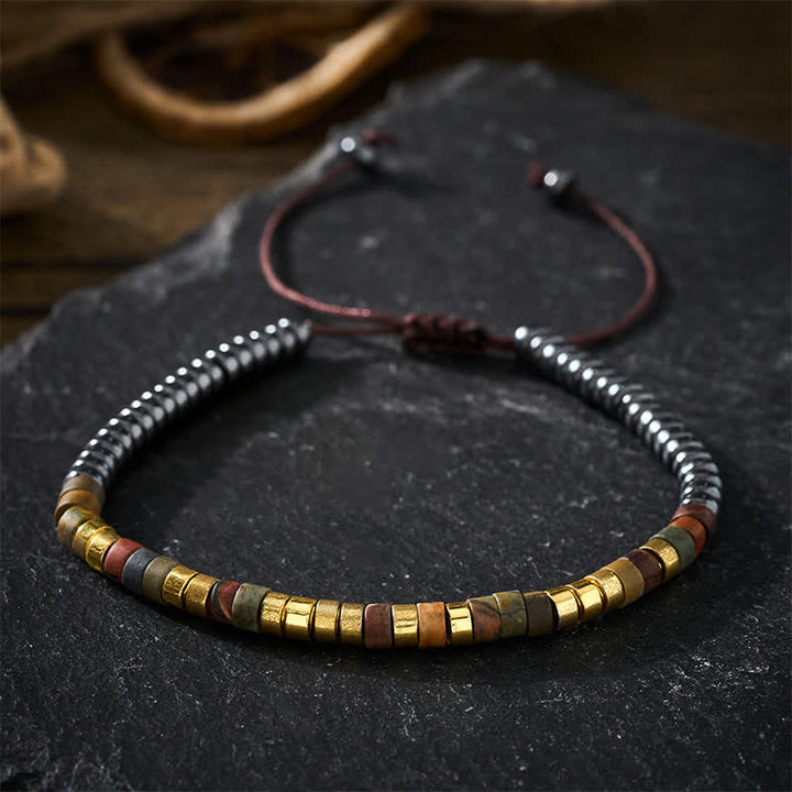 Buddha Stones Pulsera de cuentas poderosas de hematita - image 11