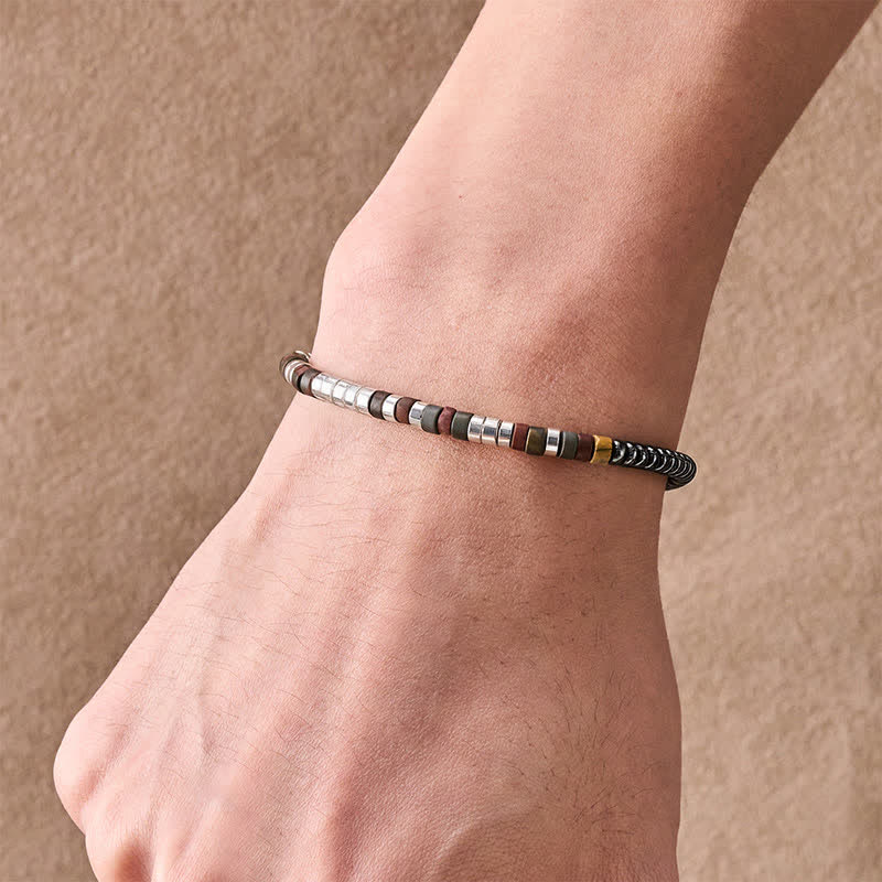 Buddha Stones Pulsera de cuentas poderosas de hematita - image 4