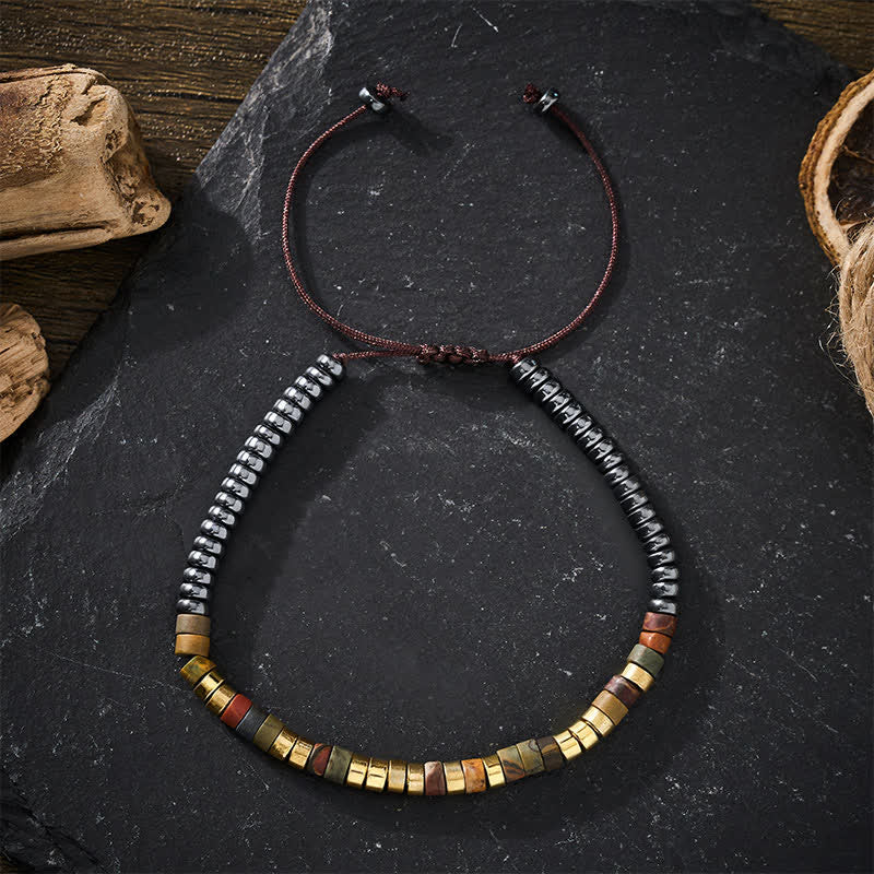 Buddha Stones Pulsera de cuentas poderosas de hematita - image 10