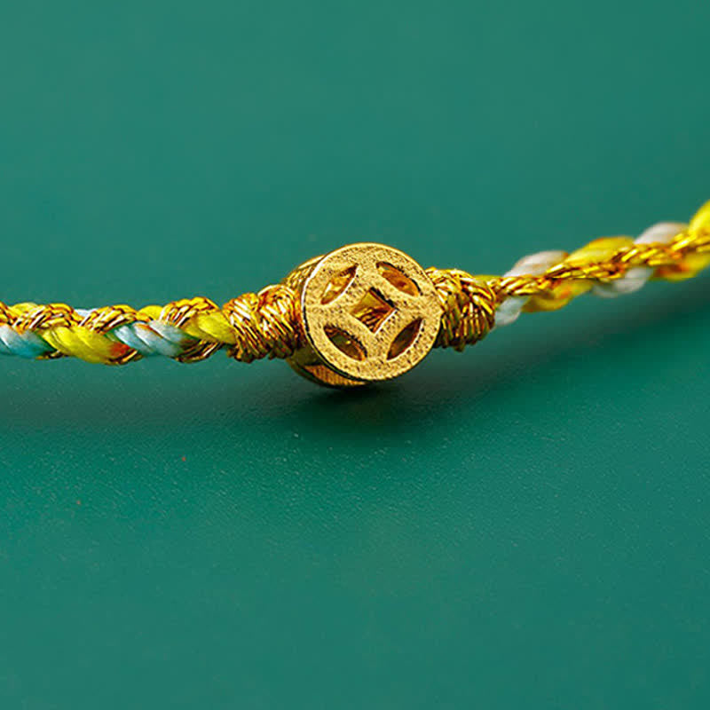 Buddha Stones Pulsera protectora de hilo fino y colorido, tejida a mano. - image 7