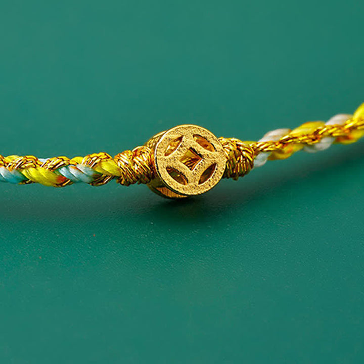 Buddha Stones Pulsera protectora de hilo fino y colorido, tejida a mano. - image 7