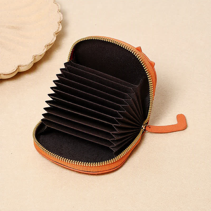 Buddha Stones Monedero compacto de piel sintética con bordado de orejas de gato. - image 7