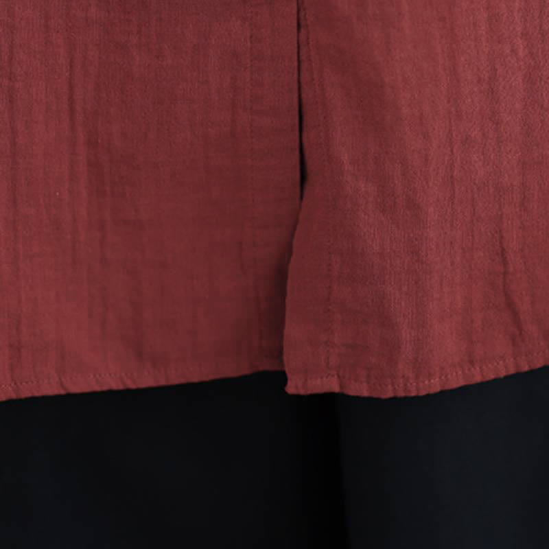 Buddha Stones Camisa túnica de manga larga para mujer, estilo casual vintage, con botones, ideal para primavera y otoño. - image 10