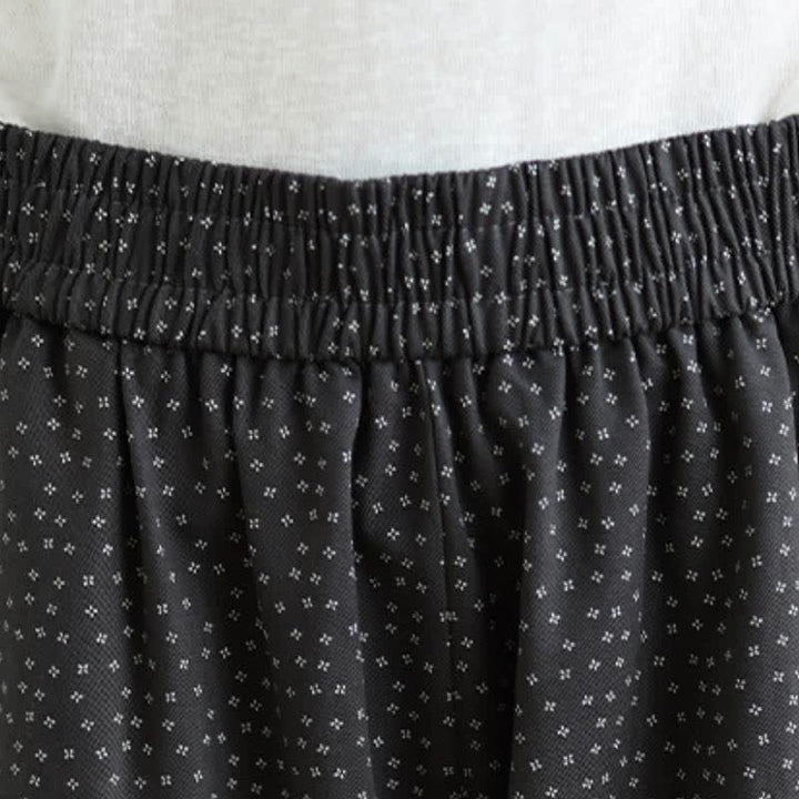 Buddha Stones Pantalones cortos casuales de primavera/verano con estampado floral para mujer, de pierna recta y con bolsillo. - image 7