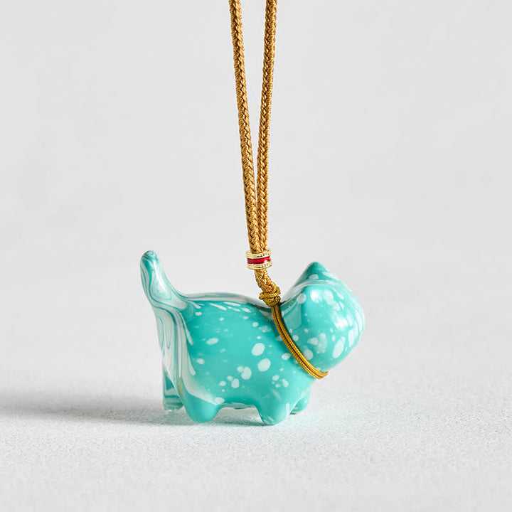 Buddha Stones Collar con dije de gato adorable y equilibrado - image 23