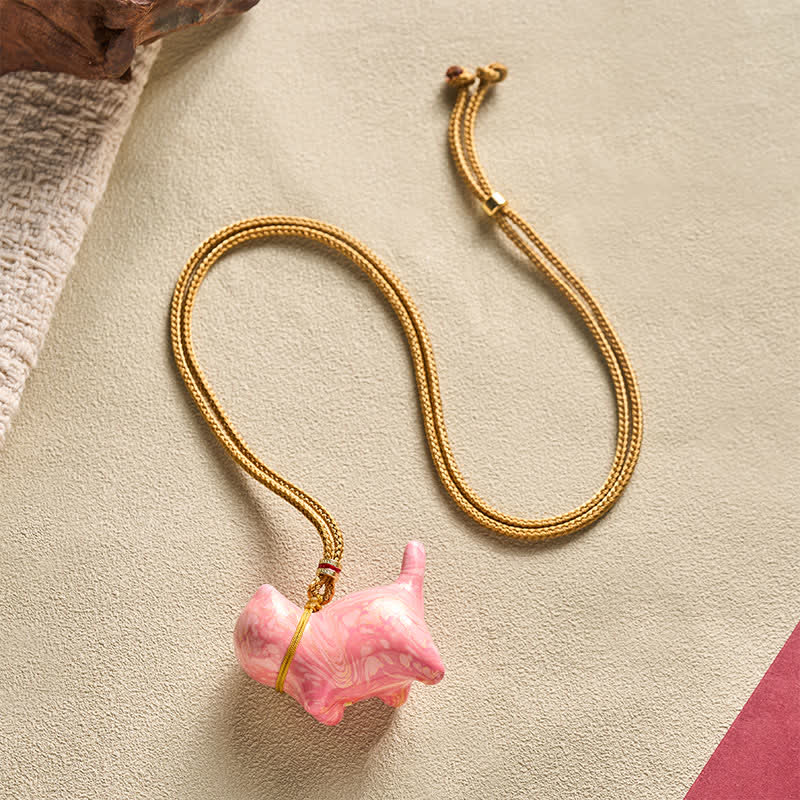 Buddha Stones Collar con dije de gato adorable y equilibrado - image 15