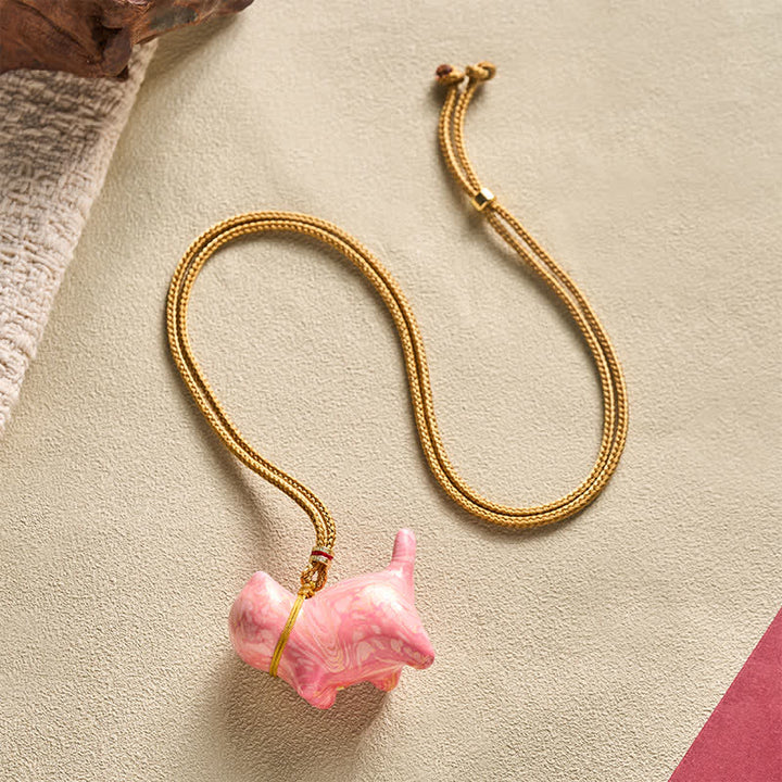 Buddha Stones Collar con dije de gato adorable y equilibrado - image 15