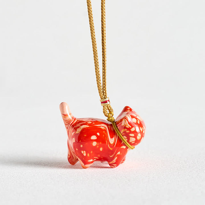 Buddha Stones Collar con dije de gato adorable y equilibrado - image 8