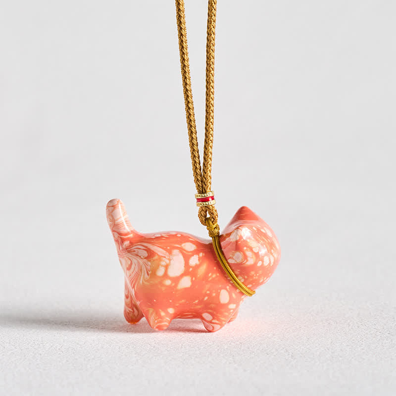 Buddha Stones Collar con dije de gato adorable y equilibrado - image 18