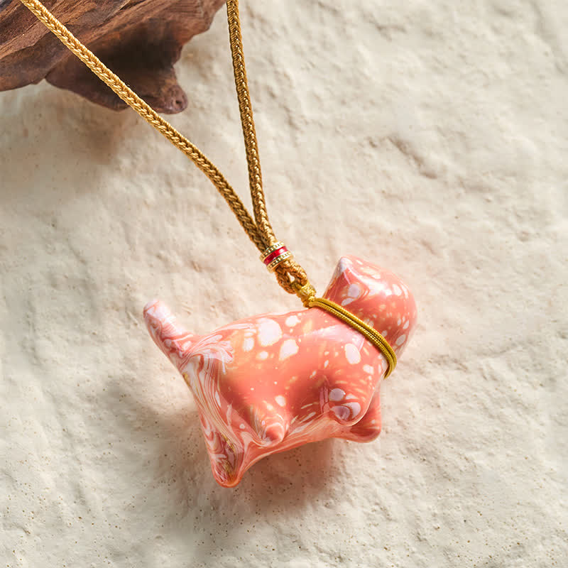 Buddha Stones Collar con dije de gato adorable y equilibrado - image 19