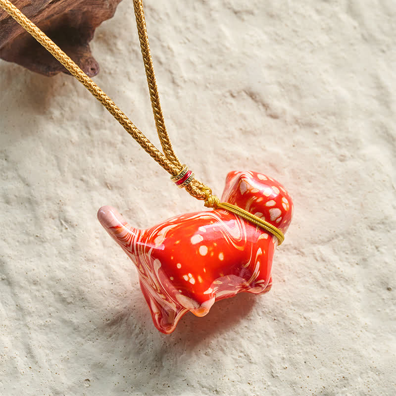 Buddha Stones Collar con dije de gato adorable y equilibrado - image 9