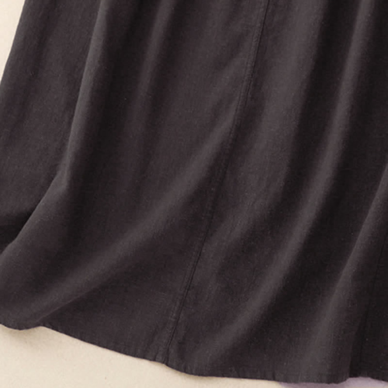 Falda de mujer con cintura elástica y corte en A, con cordón ajustable y estampado de Buddha Stones. - image 17