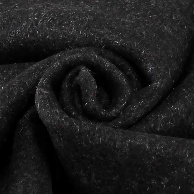 Bufanda de hombre cálida con borlas, rayas urbanas y estampado de Buddha Stones para otoño e invierno. - image 25