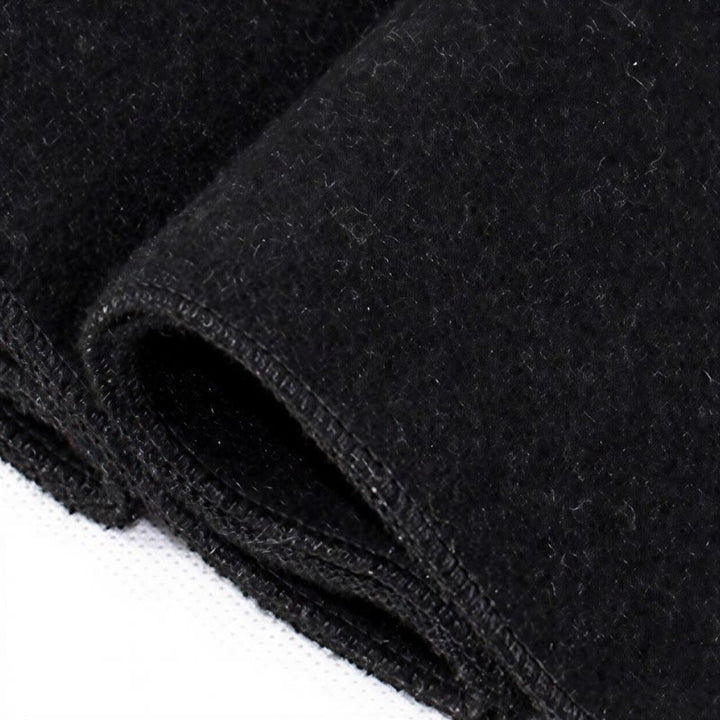 Bufanda cómoda para hombre con flecos y estampado a cuadros grises, estilo clásico de otoño/invierno, de Buddha Stones. - image 14