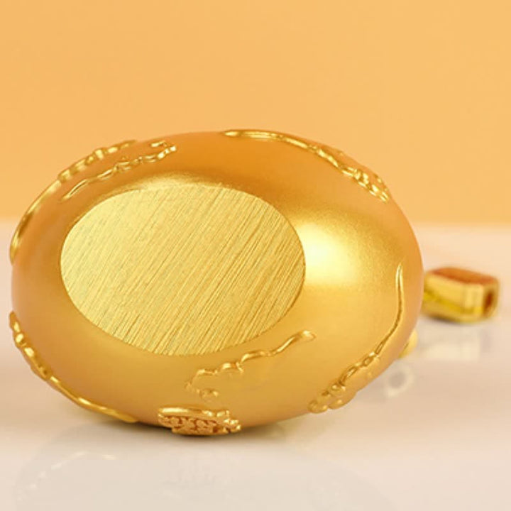 Buddha Stones Bol de tesoro de lingote de oro, símbolo de riqueza y fortuna para mesa. - image 11