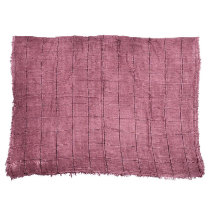 Bufanda informal para hombre con estampado de cuadros y Buddha Stones para primavera y otoño. - image 17