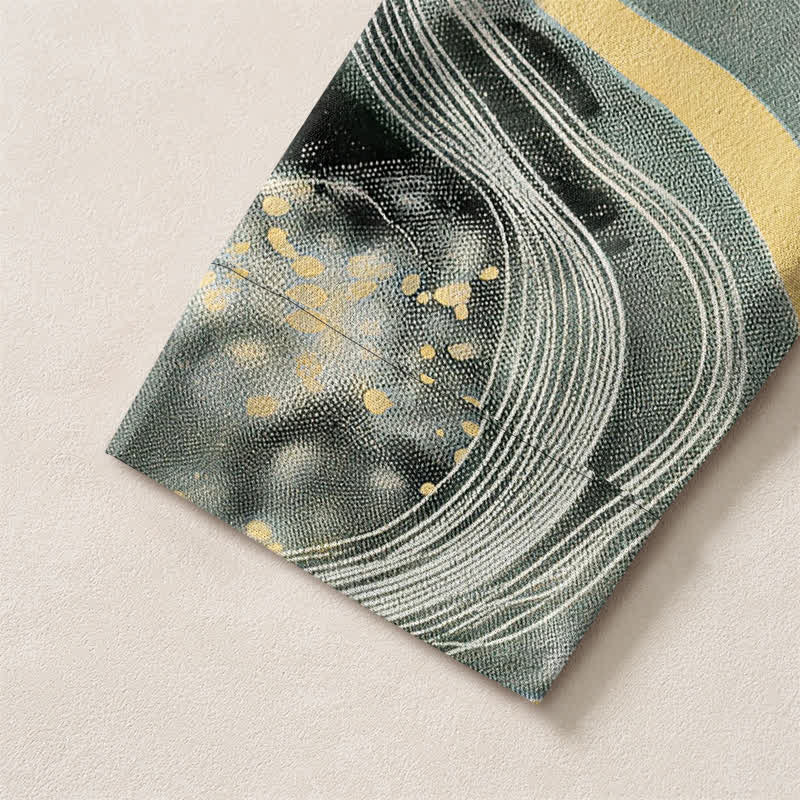 Buddha Stones Camisas de manga larga para hombre de algodón con cuello en V y estampado de dragón vintage. - image 12