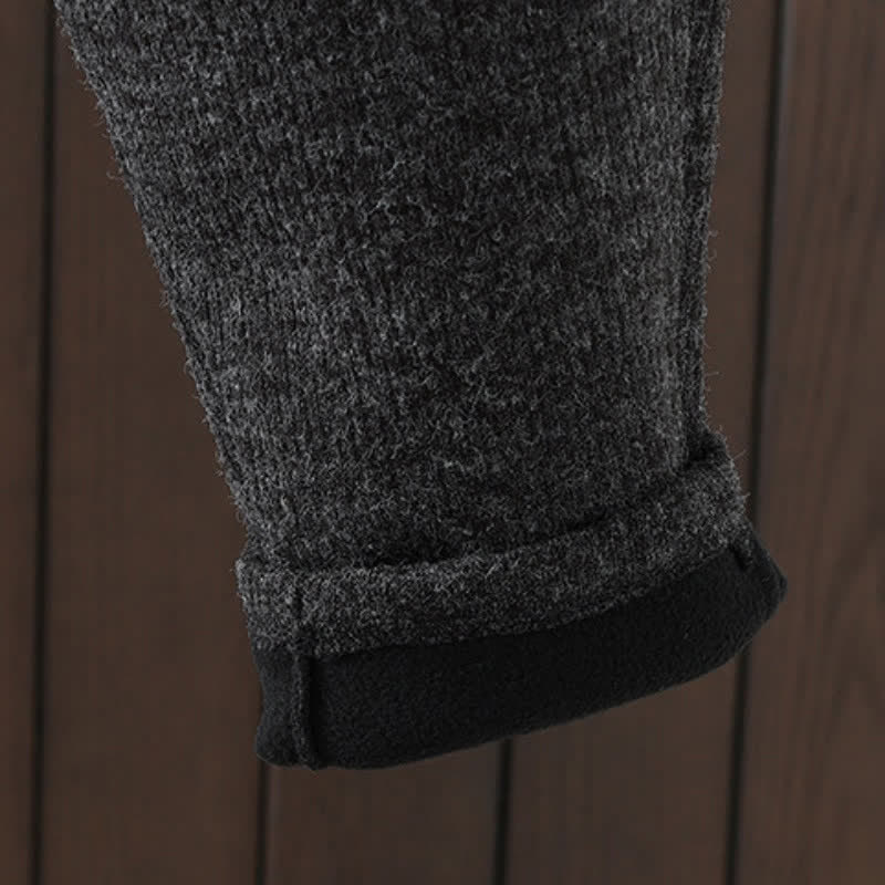 Buddha Stones Pantalones tobilleros casuales de invierno de algodón liso para mujer, pantalones ajustados con bolsillo. - image 12