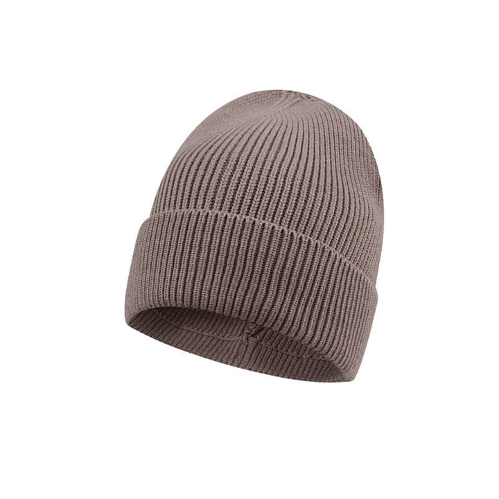 Buddha Stones Gorro de punto acanalado con puño para hombre, ideal para otoño e invierno. - Broncearse - image 7