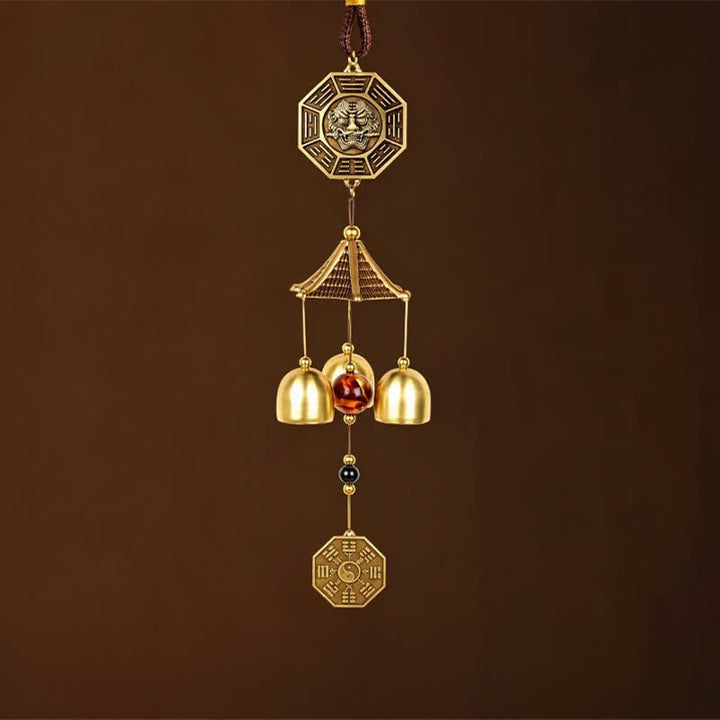 Buddha Stones Moneda de calabaza Pi Xiu Bagua para la riqueza, campanas y carillones - image 10