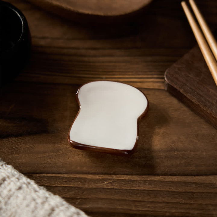 Buddha Stones Mini soporte para palillos de cerámica con forma de comida - image 13