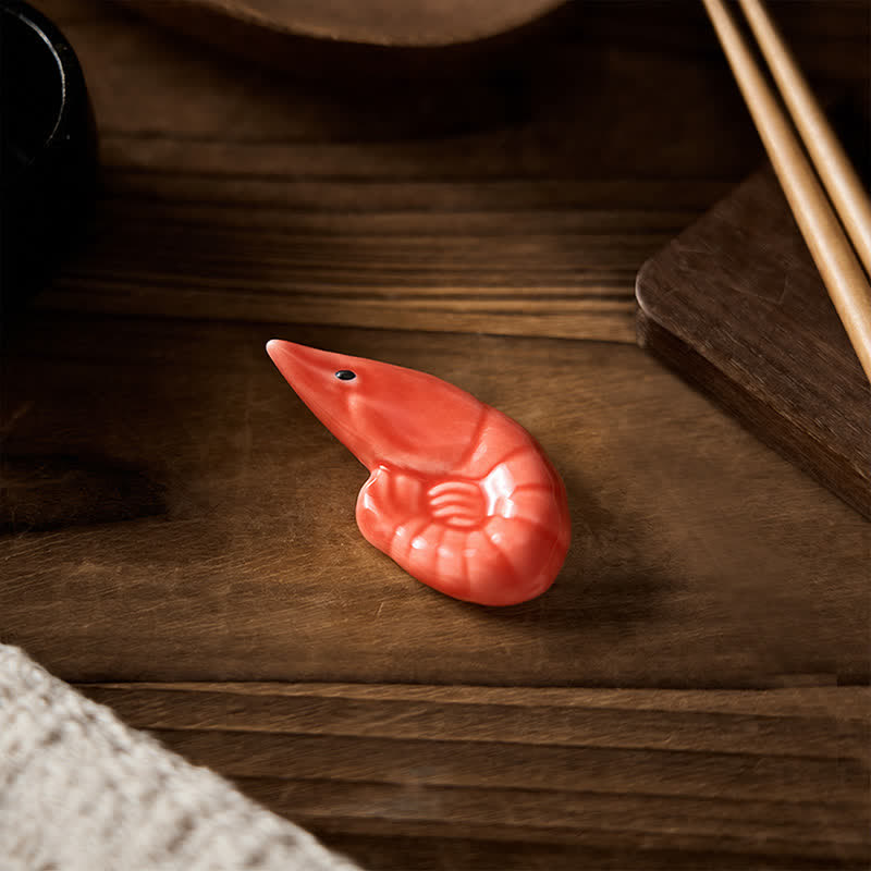 Buddha Stones Mini soporte para palillos de cerámica con forma de comida - image 7