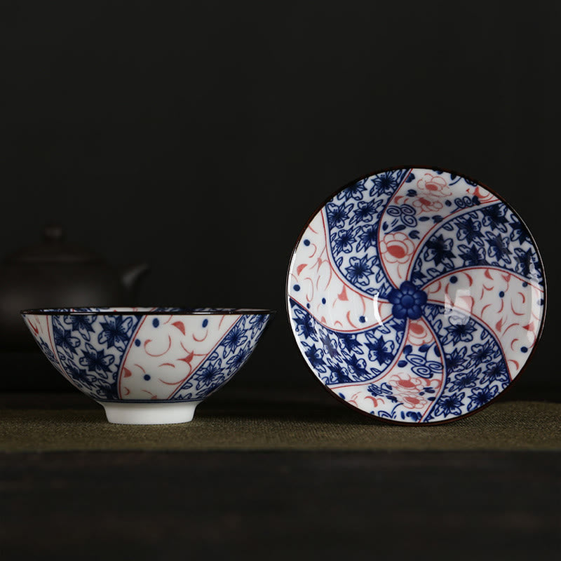 Taza de té de Buddha Stones, flores, carácter Fu, montañas, loto, flores de cerezo, taza de té de Kung Fu