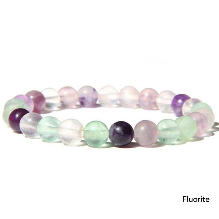 Pulsera con cuentas de equilibrio de cristal de piedra de ágata natural