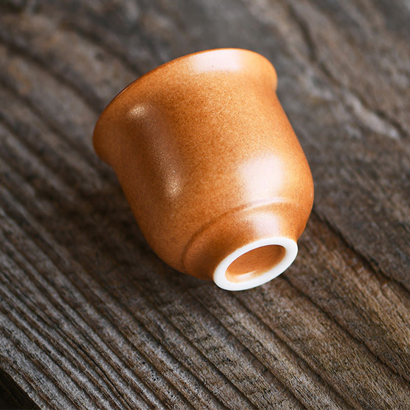 Buddha Stones pequeños frescos de Dunhuang taza de té de cerámica de loto taza de té de Kung Fu 90ml