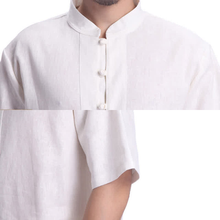 Conjunto de ropa de lino y algodón para hombre, meditación Zen espiritual, Buddha Stones, práctica de oración - image 14