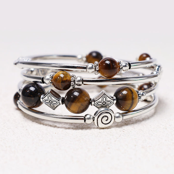 Pulsera de equilibrio de turquesa tibetana con Buddha Stones
