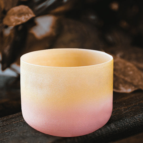Cuenco tibetano con sonido de cristal, meditación hecha a mano para curación y apoyo, cuenco tibetano