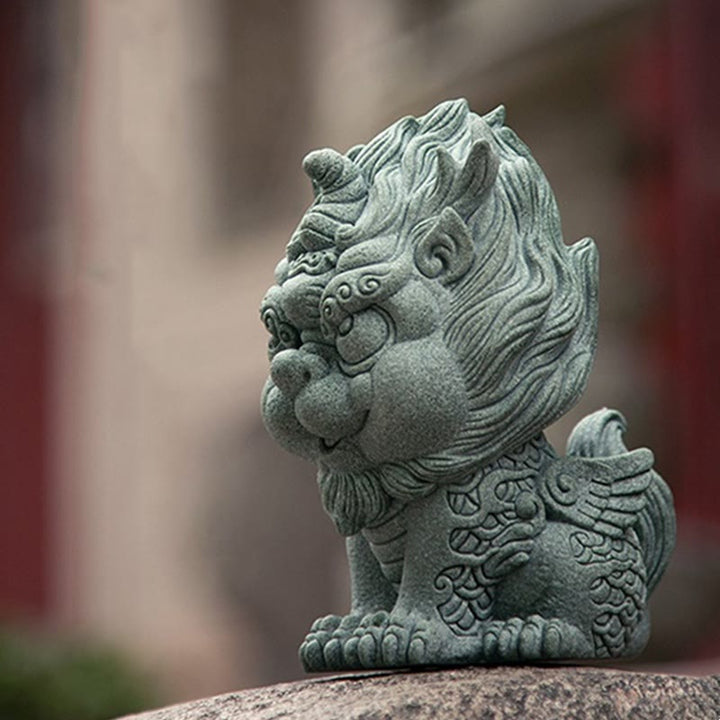 Buddha Stones FengShui pequeño PiXiu riqueza suerte decoración del hogar - image 10